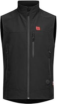 G-HEAT - Gilet Chauffant Evo Homme - Coupe-Vent - déperlant - imperméable. Usages : Ville, Sport, Travail. Fourni avec Batterie et câble de Recharge