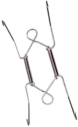 Dualoai Telleraufhänger für Wandtellerhalter, Unsichtbarer Tellerhalter Aus Draht für Antike Teller, 6 Zoll