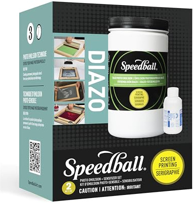 Speedball Diazo Photo Emulsion e kit sensibilizzante, include emulsione da 740 ml e 56,7 g sensibilizzante