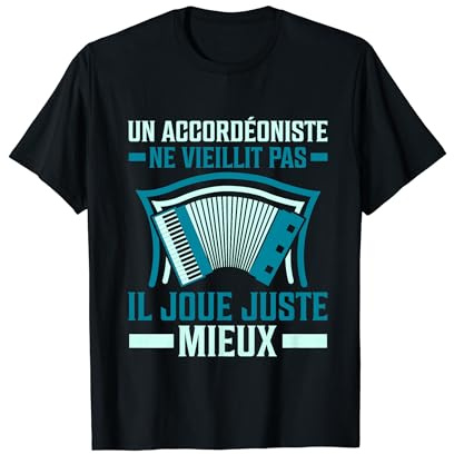 Accordéon Accordéoniste Anniversaire T-Shirt