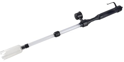Limpiador de Grava para Acuario con Batería, Aspirador de Grava Inalámbrico con Limpiador de Algas, Sifón de Agua para Barrido de Peceras, Ideal para la Mayoría de Acuarios, (#1)