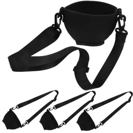 TIDTALEO 4pcs Wine Glass Insulators Adjustable Neck Strap for Wine Goblet Lanyards Festival Parties Events