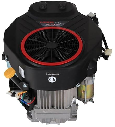 Moteur essence Loncin LC2P77F – moteur autonome – 21,7 CV – bicylindre en V – arbre vertical – sans silencieux