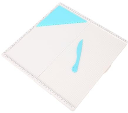 320x320mm Faltetafel mit Papierwerkzeug Dreieckiges Werkzeugausschneiden für -Handwerkskarten Umschläge Scrapbooking