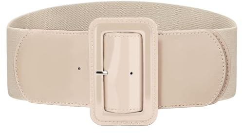 VONMELLI Breiter Elastischer Vintage Damen Gürtel - Dehnbarer Modischer Taillengürtel für Kleid