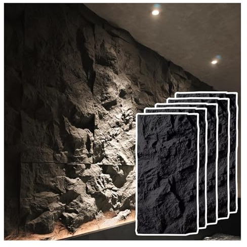 3D Wall Panels for Interior Decor, Waterproof PU Texture, Cuttable for Gaming/TV/Sofa Background Wall Covering