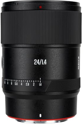 Meike 24 mm F1.4 AF Ultra Weitwinkel Große Blende Autofokus STM Vollformat Super High Resolution 10K Prime Objektiv Kompatibel mit Nikon Z Mount Kameras Z50 Z50II Z5 Z6 Z7 Z6II Z6III Z9 Z30 Z8 Zf