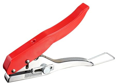 QUXVUIS Verstellbare Kantenband Stanzzange, Premium Lochstanzwerkzeug aus Eisenmetall, handgehaltenes Lochstanzwerkzeug aus PVC, tragbar, langlebig, Kantenbandzange