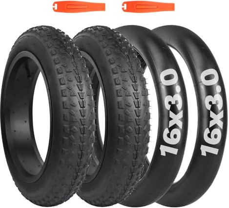 GRELiving 16x3.0/20x3.0/26x3.0 Zoll Fahrradreifen Fat E-Bike–Tires75-305/75-406/75-559 mit Anti-Rutsch-Profil Für Elektrofahrräder