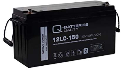 Versorgungsbatterie Q-Batteries 12LC-150 12V 160Ah Blei Akku AGM zyklisch