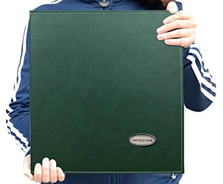 Zoview Self-Adhesive Photo Album, Dust-free, glue free and waterproof Scrapbook Album, Family album, Leather Cover, Hand Made DIY Albums Holds 3x5, 4x6, 5x7, 6x8,8x10 photos