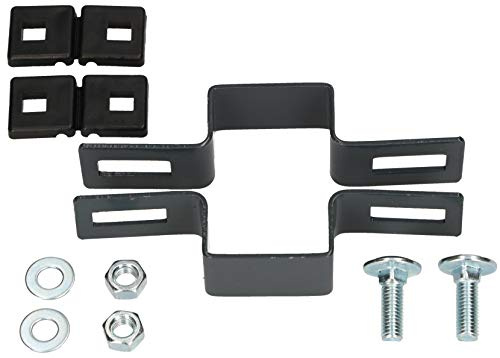 KOTARBAU® Mittelschelle rechteckig 60x40mm Zaunschelle für Zaunpfosten Anthrazit Befestigung von Gitterstabmatten
