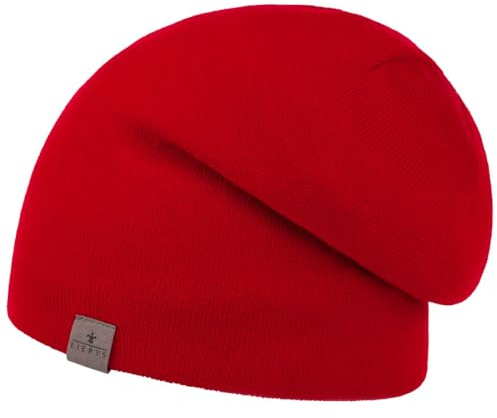 LIERYS Fine Merino Long Beanie Strickmütze Oversize Made in Germany Unisex Sommer Winter