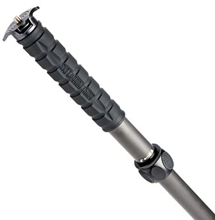 3 Legged Thing Alan 2.0 Carbon Fibre Monopod - Travel-Friendly Camera Monopod for Professional Photographers and Videographers (ALANDARK2.0)