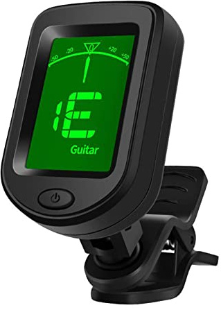 Gitarren-Stimmgerät, Digitales Elektronisches Stimmgerät, 12 Gleichschwebende Automatische Stimmgeräte, Clip-on-Tuner, LCD-Display, Gitarren-Stimmgerät Für Gitarre, Bass, Ukulele, Violine