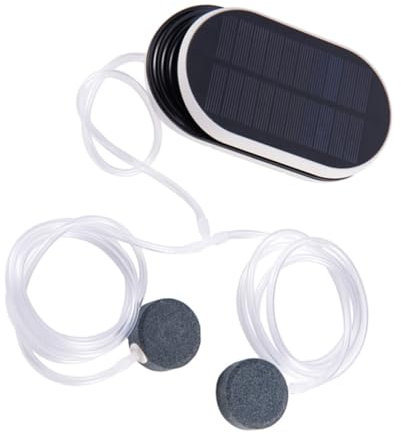 BESPORTBLE 1 Stück Solar-sauerstoffbelüfter Für Teich Tragbare Luftpumpe Solar-teichbelüfter Ladegerät Reines Kupfer Mal Langlebige Batterie