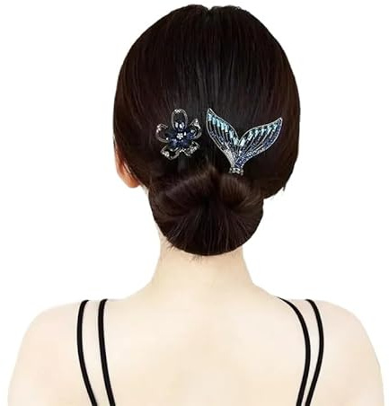 VOODUE Lazy Hairpin Tool Headband Roller Hair Curler Donut Bun Maker Women's Bow Hairstyle Ring = (Color : 6)