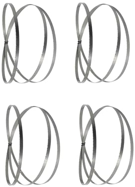 Bandsägeblätter 4 Stück Bandsägeblatt 58-1/2 1490mm 1490x6.35x0.35mm for Scheppach BASA 1.0 Holzbandsäge