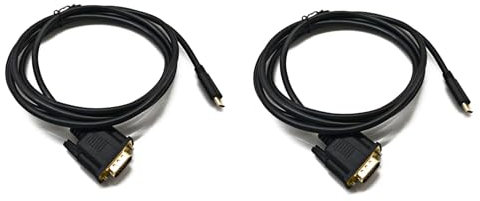 2X Câble USB C vers VGA 5,9 Pieds/1,8 M, Câble USB de Type C vers VGA, Adapté Aux Périphériques USB 3.1, Adapté à, Etc.