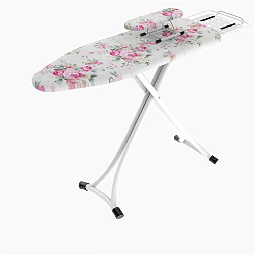 WJFTODAY Herramienta de Limpieza Tabla de Planchar Multifuncional, Tabla de Planchar de ar de Altura Ajustable para hoteles, Centro de lavandería, Dormitorio, Sala de Estar, Mesa de Planchar Plegable