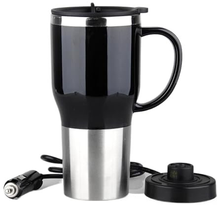 Car Mug Warmer, Portable Heating Mug, 450ml Travel Cup, Portable Electric Mug, Travel Electric Kettle, Stylish Coffee Warmer, Tea Coffee Maker, Electric Cup Heater, Car Heating Cup 12v