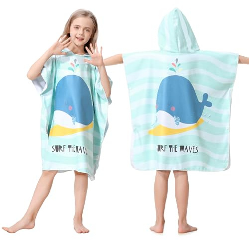 MOKANI Poncho con capucha para niños Towels