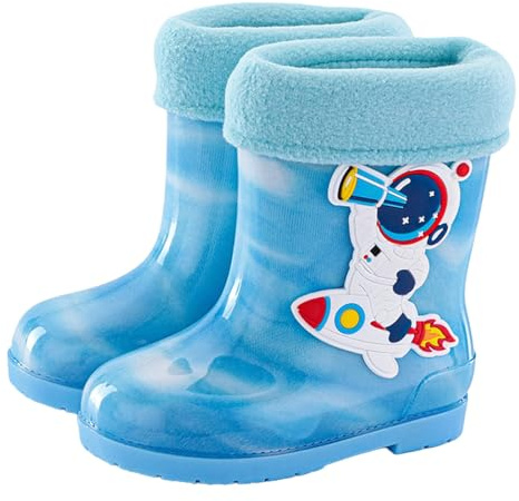 Bottes d'hiver pour enfant 33 - Bottes de pluie pour enfant - Bottes de pluie - Bottes de pluie - Bottes de pluie - Bottes de neige - Bottes de neige - 37 ans, bleu ciel, 25 EU