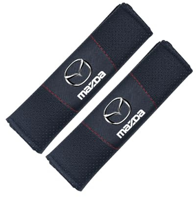 WBZHUSS 2 Piezas Acolchado para cinturón de Seguridad Coche, para Mazda CX-3 SUV 2015-2018 Suave y Cómodo Protector Cinturon Coche Protector Cinturón de Seguridad