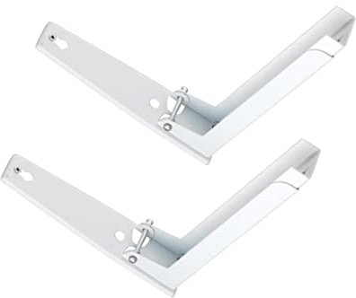 Cabilock Microwave Oven Rack Grey Wall-Mounted Shelf Oven Stand Bracket Stretchable High Load Capacity