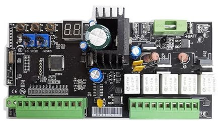 Placa PCB universal de 12 V/24 V for panel de control de abridor automático de puerta batiente de doble brazo, de centro de control inteligente para fábricas, escuelas, residencias(1 board 6 remtoe)