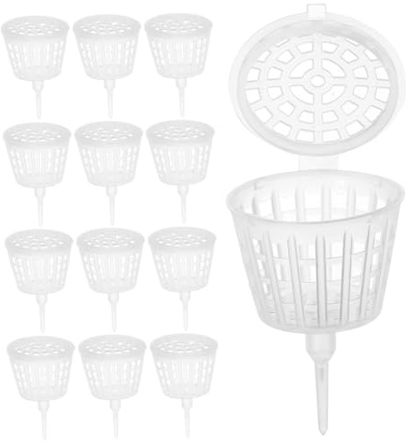 UKCOCO Caja de Fertilizante Tapa para Bonsáis de Acero Inoxidable Fácil de Usar y Resistente Paquete de 30 Unidades Adecuado para Exteriores y Cestas Colgantes