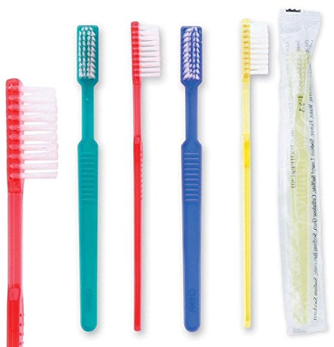 144 Prepasted Disposable Toothbrushes | Pre-Pasted Soft Bristle Tooth Brush for Dental Care & Oral Hygiene | Individually Wrapped Toothbrush Pack Airbnb Gifts | No Water Needed, Paste Made in USA.