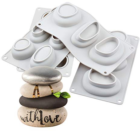 Macabolo Molde para Tartas, 3D, de Silicona, para Fondant, Chocolate, decoración, Molde para Postre, Silicona, b, 26.3 * 14.5 * 3CM