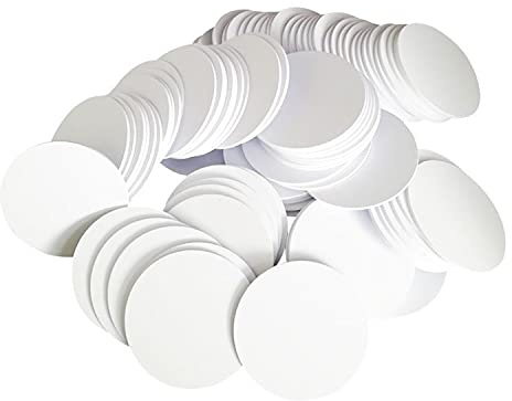 100pcs-NFC Tags NTAG 215 Coin Cards,504 Bytes Memory,NFC chip NFC 215 tag rewritable，Fully Compatible with TagMo Amiibo and All NFC Enabled Mobile Phones & Devices-25mm(1 inch)