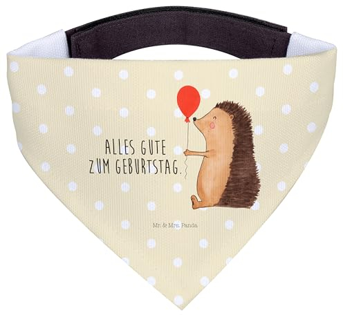 Mr. & Mrs. Panda Bandana Igel Luftballon - Geschenk, Hundehalstuch, Ballon, Herzlichen Glückwunsch, Halstuch Hund, Happy Birthday, Lustige Sprüche, Geburtstag, Hunde Hals Tuch, Für