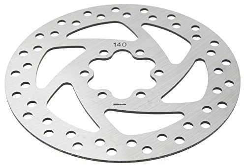 Disco Freno 140mm 6 Fori Scooter Elettrico Disco Freno Dissipazione Termica in Acciaio Inox con Vite per Sostituzione