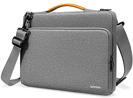 tomtoc Housse de Protection Antichoc 360° pour MacBook Pro 14 Pouces Pro M5 Pro/Max A3426 A3427 2026, M5/M4/M3/M2/M1, 13,5-14,4 Surface Laptop, ASUS ZenBook 14, Sacoche Ordinateur avec Poignée
