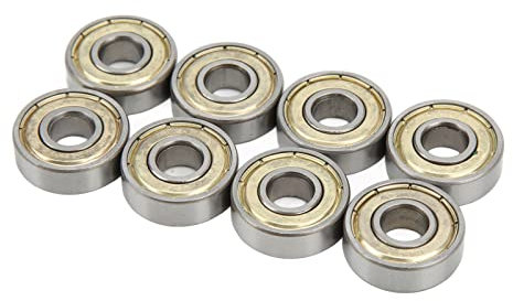 8-teiliges -Lager, 608ZZ-Kugellager, Lager, ABEC 11 Abgedichtetes Kugellager aus Kohlenstoffstahl, ABEC 11-Lager für Rollschuhe, Tanzbretter, Lager