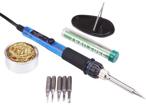 60W Adjustable Temperature Soldering Iron Combination Kit
