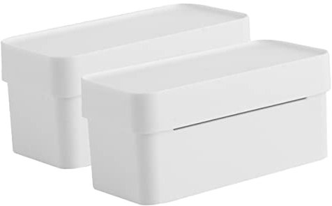 COLLBATH Soporte para Bolsas de Basura Reutilizables, 2 Piezas, Plástico