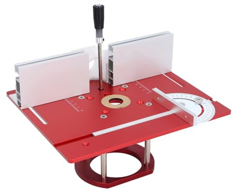Base de Mesa Elevadora, Base de Elevación de Enrutador de Ajustable para Máquinas Cortadoras y Biseladoras (rojo)