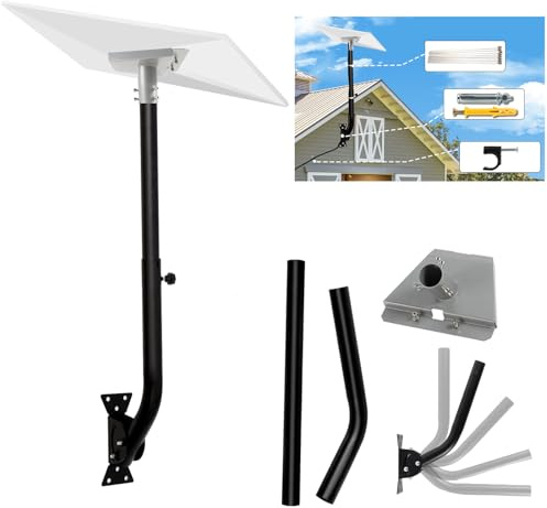 Nuo Desire Starlink Gen 3 Pipe Adapter & Mounting Kit for Starlink Standard Gen 3/V3 Satellite Internet Support