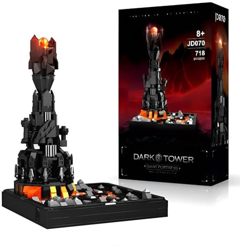 Fuleying Lord Castle Architecture Bausteine Bausatz, 659 PCS Movie Dark Tower Klemmbausteine, MOC Magic Gastle Model Set für Filmfans Erwachsene