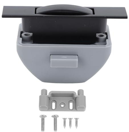 RV-Schrankverriegelung, Schrank-Druckknopfschloss, Schlüssellose Schrankschlösser aus Zinklegierung für Wohnmobile, Yachten, Wohnmobile, Wohnwagen (BLACK)