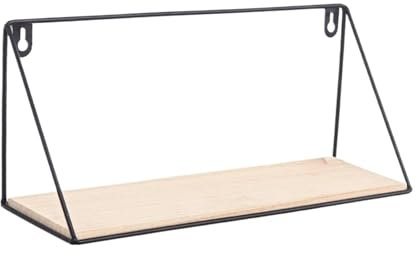 ATUMY Wandhalterung für Regalbrett Dreieck Winkelhalterung Stütze Ecke Klammer Schmiedeeisen Wandregal Hängen Montierende Lagerschüttchenhalterungen Regalträger(Black,2)