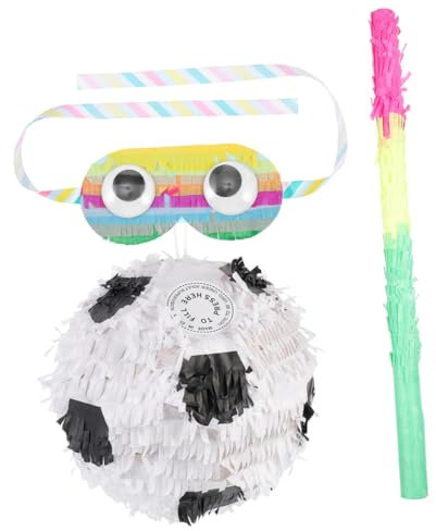 Supvox 1Satz Fußball Pinata Für Kindergeburtstag Teiliges Mit Augenbinde Und Partydekoration Für Fußball Fans Und Feiern Kreative Für Unvergessliche
