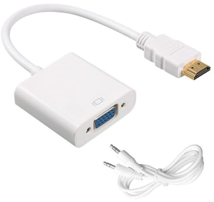 GMBYLBY HDMIs all'adattatore 1080P di VGA con la femmina maschio dell'uscita del suono per i proiettori del PC portatile