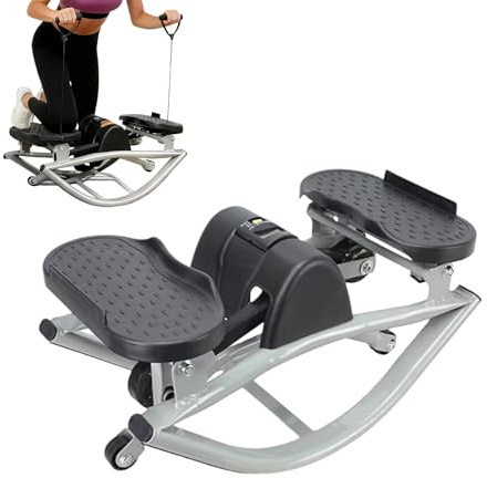 TYUKXJH Máquina Stepper, Accesorios de Gimnasio para Fitness, Máquina de Ejercicio Stepper Lateral para Casa, para Articulaciones Piernas Abdominales Hombres Mujeres Gimnasio Oficina Hogar