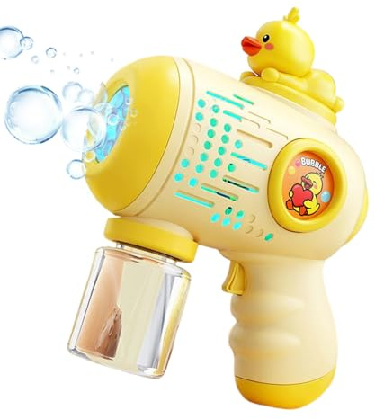 Hitburu Seifenblasenmaschine,Automatischer Seifenblasenautomat Mit Tier Motiven | Tragbare Seifenblasenmaschine,Für Schulferien, Feiern, Garten, Spielplatz, Partys Und