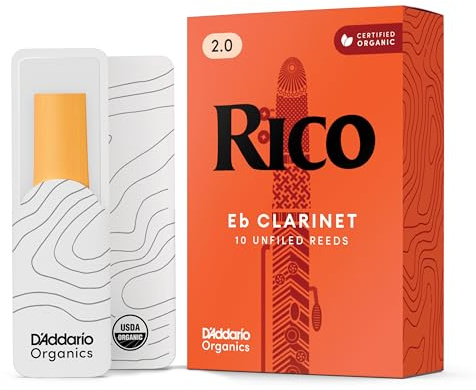 Rico by D'Addario Blätter für Eb-Klarinette, Stärke 2, 10er-Packung
